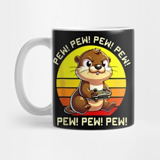 Otter Video Games Girls Kids Mug